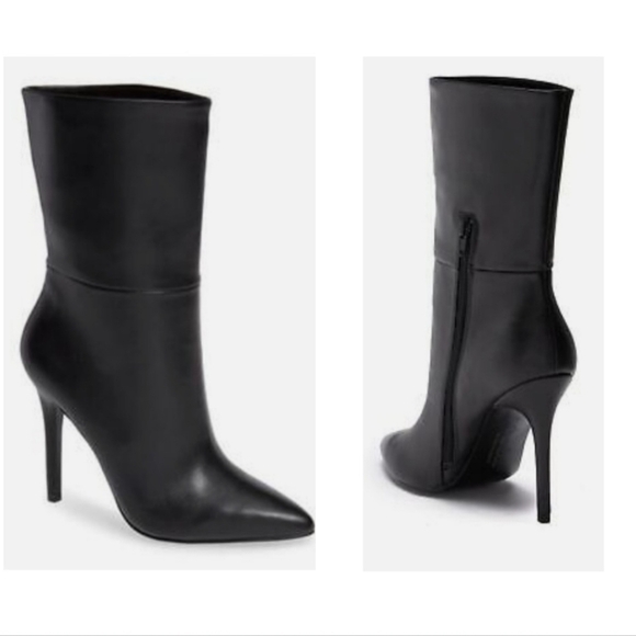 Charles David Palisade Black High Heeled Bootie - Picture 1 of 4